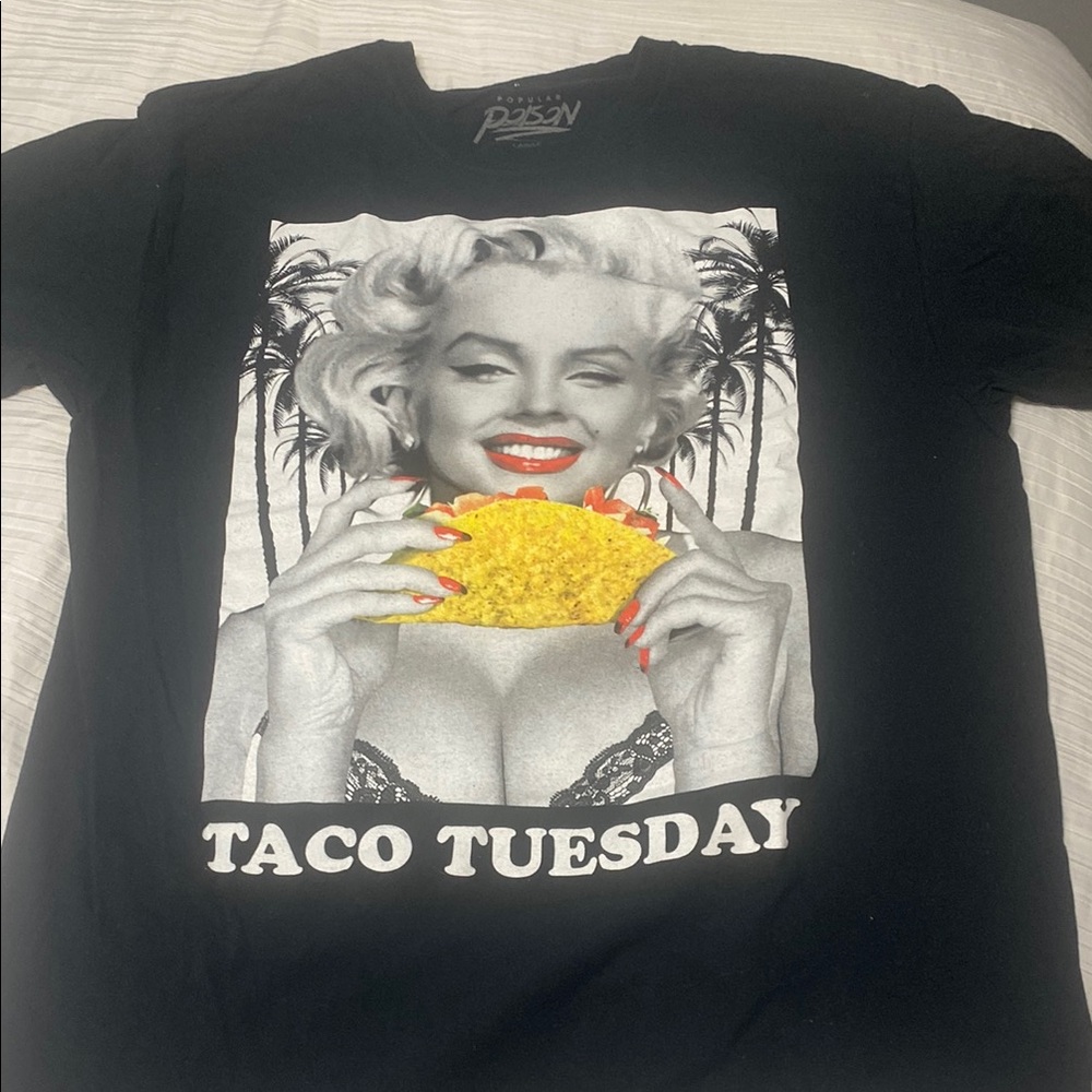 Black Graphic Tee - Taco Tuesday